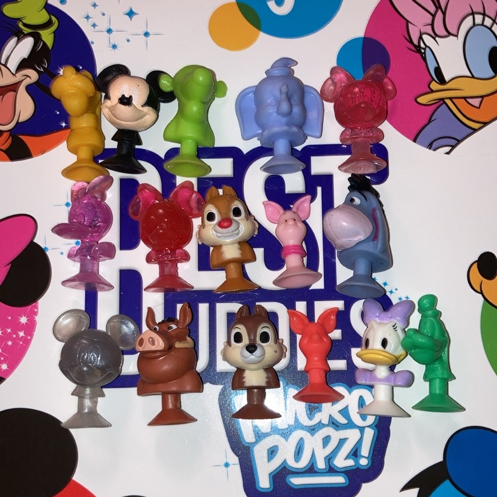 40! Disney Micro Popz Best Buddies Micro Pops box game collectors album - Picture 9 of 9
